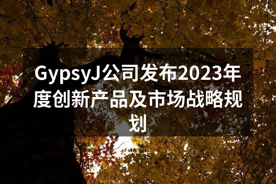 GypsyJ公司发布2023年度创新产品